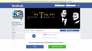 
                            3. greek-team.cc πρώην Mytog.net - Reviews | Facebook