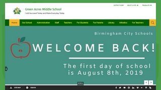 
                            13. Green Acres Middle School / Homepage - Birmingham City Schools