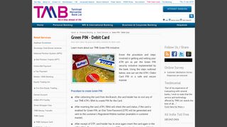 
                            6. Green PIN - Debit Card - Learn More About The Green Pin Safety ...