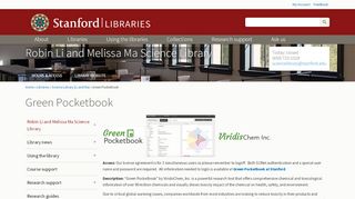 
                            13. Green Pocketbook | Stanford Libraries
