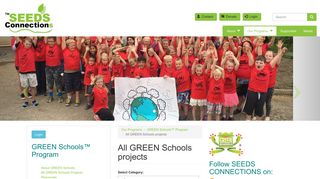 
                            10. GREEN Schools™ Program - SEEDS CONNECTIONS