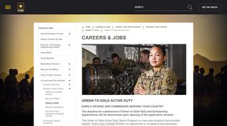 
                            3. Green to Gold Active Duty | goarmy.com