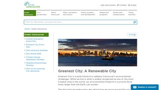 
                            10. Green Vancouver | City of Vancouver