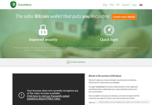 
                            13. GreenAddress Bitcoin Wallet