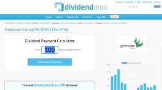 
                            6. Greencore Group Dividends