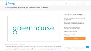 
                            12. Greenhouse ATS: What Job Seekers Need to Know - Jobscan Blog