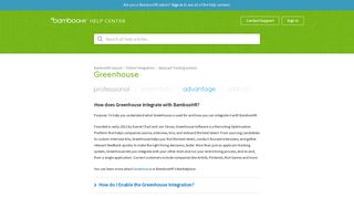 
                            5. Greenhouse – BambooHR Support