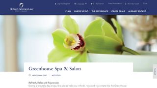 
                            11. Greenhouse Spa & Salon - Holland America