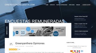 
                            11. Greenpanthera Opiniones - DineroConEncuesta.com
