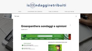 
                            3. Greenpanthera: sondaggi retribuiti e opinioni 【GUIDA 2019】