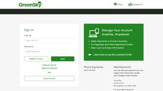 
                            6. GreenSky Customer Portal | Online Payments
