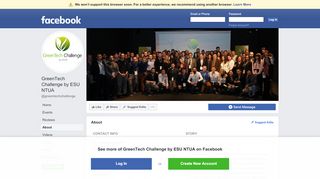 
                            12. GreenTech Challenge by ESU NTUA - About | Facebook