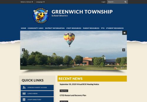 
                            11. Greenwich Township School District: Home