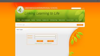 
                            9. Greenwood International School > Login