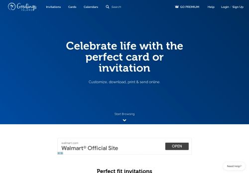 
                            2. Greetings Island: Free Greeting Cards & Invitation Templates