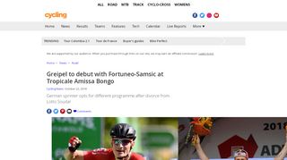 
                            11. Greipel to debut with Fortuneo-Samsic at Tropicale Amissa Bongo ...
