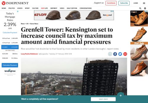 
                            11. Grenfell Tower: Kensington set to increase council tax by maximum ...