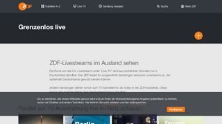 
                            4. Grenzenlos live - ZDF