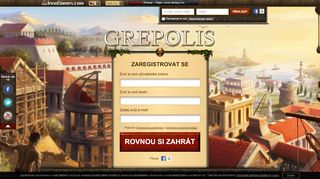 
                            11. Grepolis - prohlížečová hra zasazená do antiky