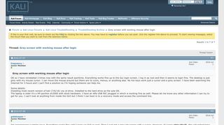 
                            8. Grey screen with working mouse after login - Kali Linux Forums
