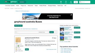 
                            7. greyhound australia Buses - Australia Forum - TripAdvisor
