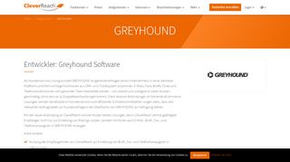 
                            10. GREYHOUND Integration - CleverReach