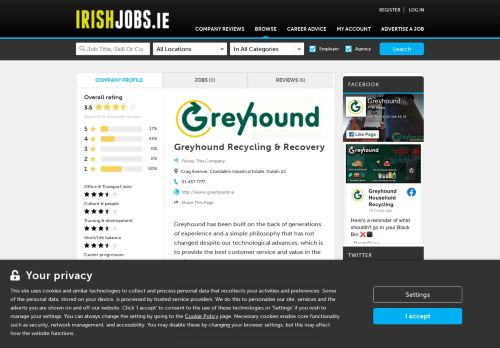 
                            8. Greyhound Recycling & Recovery Jobs and Reviews on Irishjobs.ie