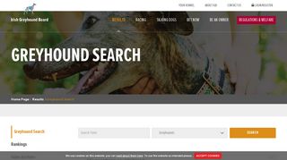 
                            4. Greyhound Search - Irish Greyhound Board