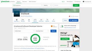 
                            7. Greyhound Software Developer Salary | Glassdoor