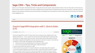 
                            8. Greytrix SageCRM Integration with C- Zentrix Dialer (CTI) – Sage ...