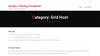 
                            11. Grid Host - Hosting Templates - Nasson