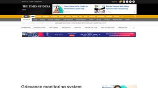 
                            9. Grievance monitoring system receives most complaints against Delhi ...