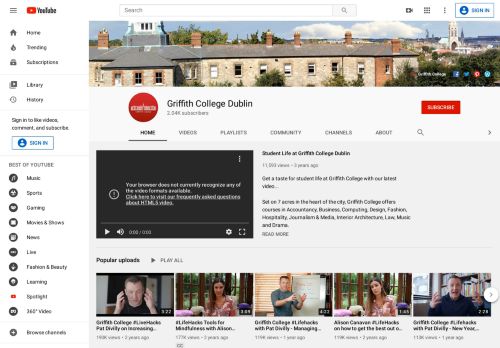 
                            9. Griffith College - YouTube