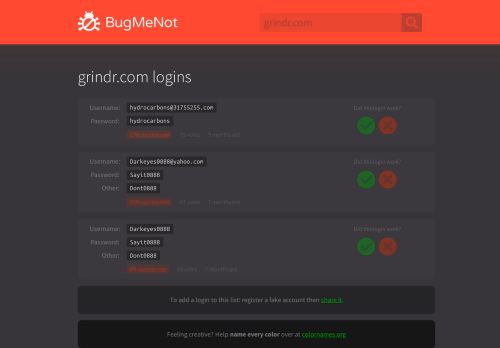 
                            9. grindr.com passwords - BugMeNot