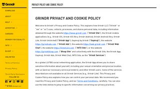 
                            2. GRINDR隐私和COOKIE政策