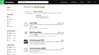 
                            10. Grinta Page for Android - Free download and software reviews ...