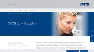 
                            2. GROB als Arbeitgeber : GROB-WERKE GmbH & Co. KG