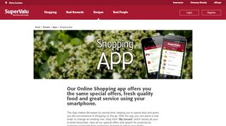 
                            4. Grocery Shopping Online - Download Our App - SuperValu