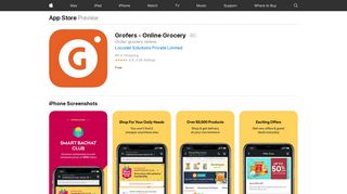 
                            4. Grofers - Online Grocery on the App Store - iTunes - Apple