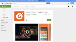 
                            2. Grofers - Order Grocery Online - Apps on Google Play