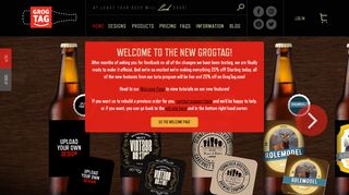 
                            5. GrogTag - Custom Homebrew Beer Bottle Labels you Design for Free