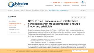 
                            5. GROHE Blue® Home mit Appsteuerung - Ihr Sanitärinstallateur aus ...
