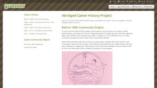 
                            9. Grommr - Gainer/Encourager Community History