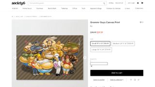 
                            11. Grommr Guys Canvas Print by beefyblimps | Society6