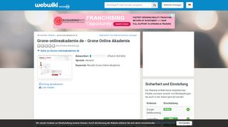 
                            6. Grone-Onlineakademie.de - Erfahrungen und Bewertungen - Webwiki