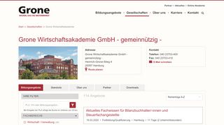 
                            3. Grone Wirtschaftsakademie GmbH - gemeinnützig - - Grone-Schule
