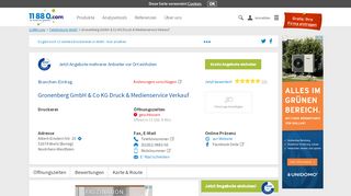 
                            4. ▷ Gronenberg GmbH & Co KG Druck & Medienservice Verkauf |