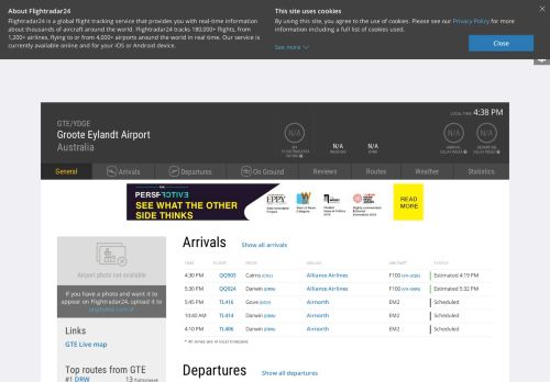
                            5. Groote Eylandt Airport (GTE/YDGE) | Arrivals, Departures & ...