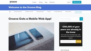
                            8. Groove Gets a Mobile Web App! | Groove Blog - GrooveHQ