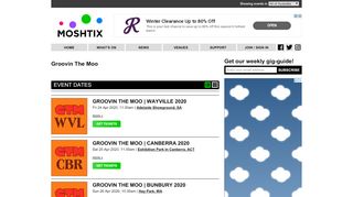 
                            7. groovin the moo dates and tickets | moshtix